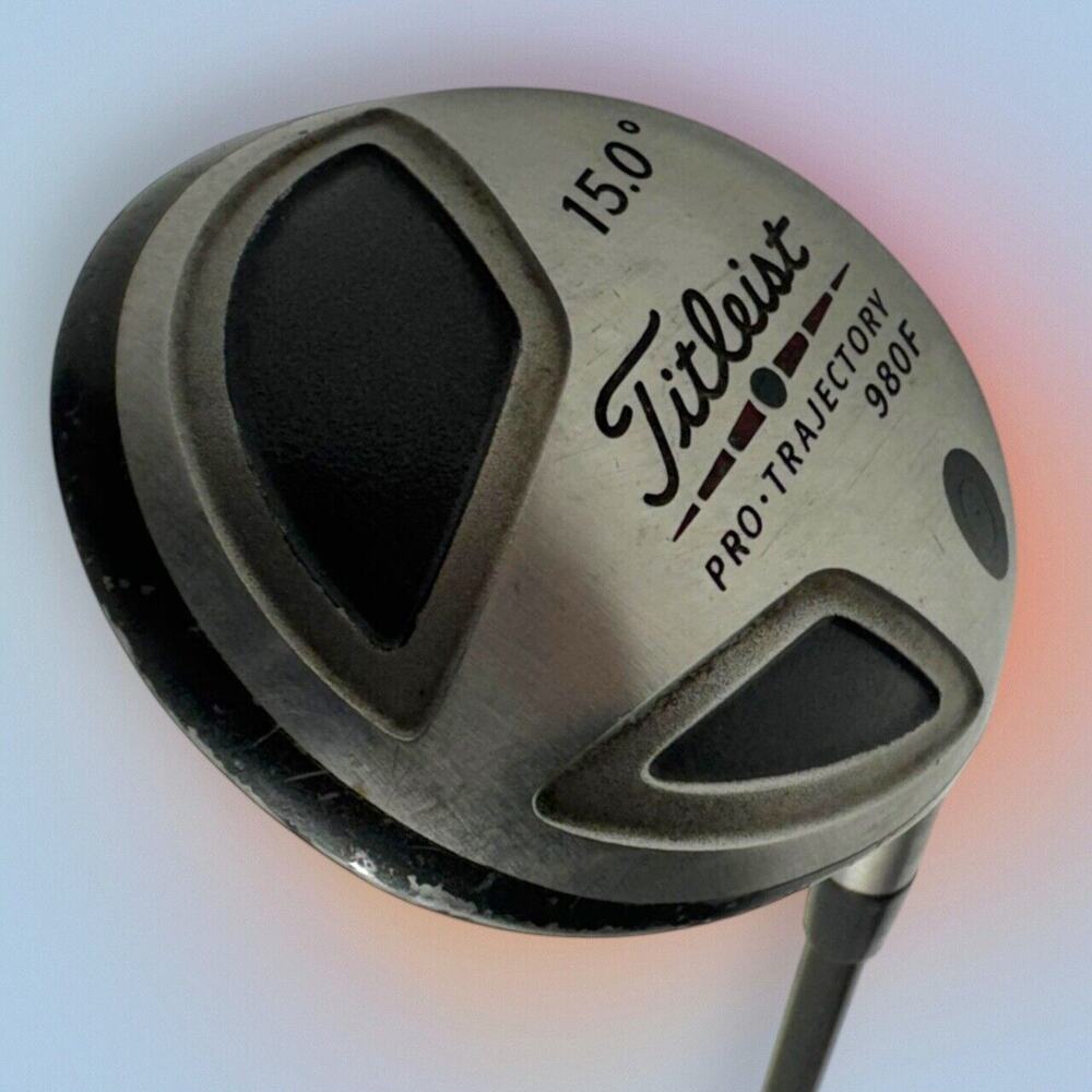 TITLEIST 980F 15.0 FAIRWAY WOOD RIGHT HAND GRAPHITE STIFF GOLF CLUB